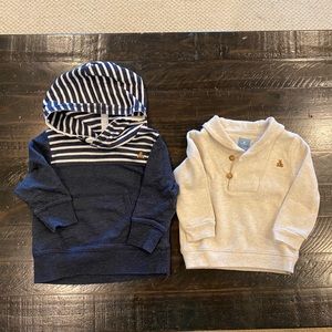 Lot of 2 Baby Gap boys sweaters, 12-18 mo